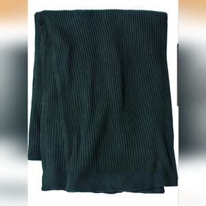 A New Day Ribbed Black Shawl